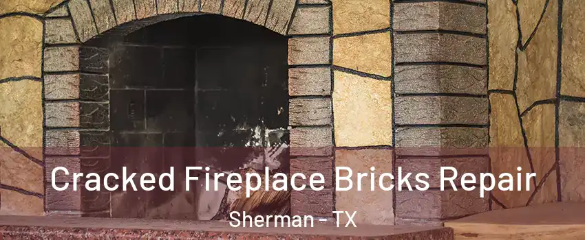  Cracked Fireplace Bricks Repair Sherman - TX