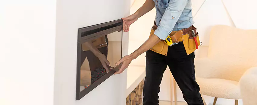 Metal Fireplace Installation in Sherman, Texas