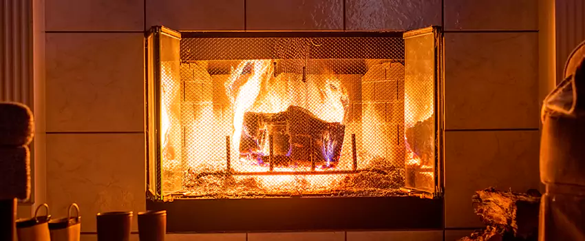 Mendota Hearth Landscape Fireplace Installation in Sherman, Texas