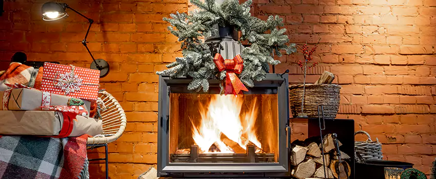 Travis Industries Linear Gas Fireplace Installation in Sherman, Texas